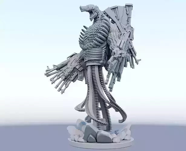 gun devil 3d print model from chainsawman