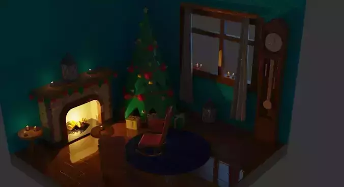 Christmas Room Model
