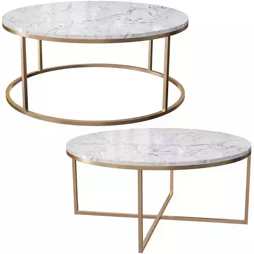 Hollywood and Round Coffee Tables