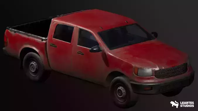 Pickup Truck - Rigged and BP Controllable