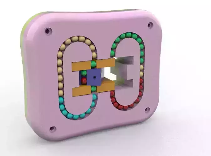 MAGIC BEAN ROTATING  CUBE 3D model