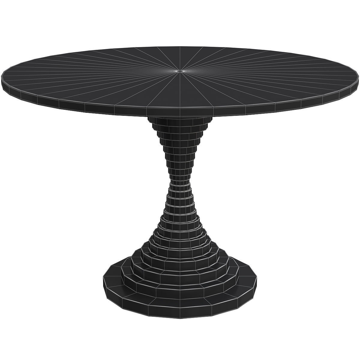 Dining Table Winter 3D model_1