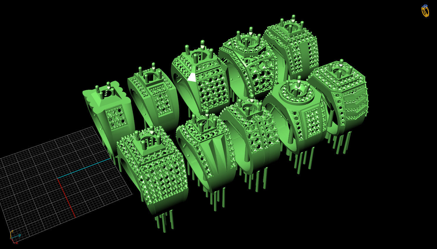 RING MEN 3D print model_3