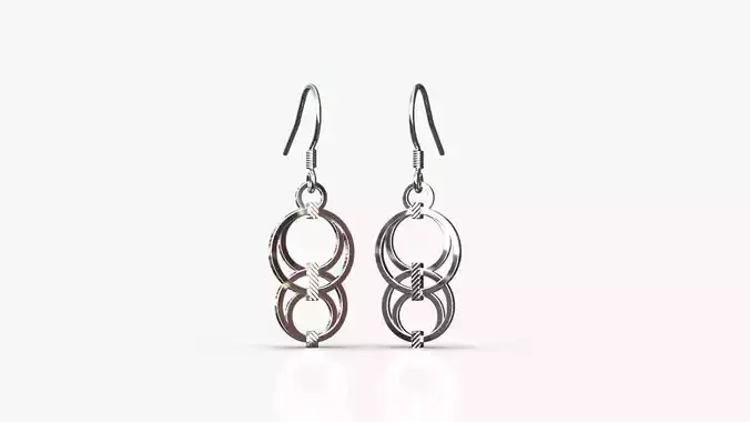 Modern earrings