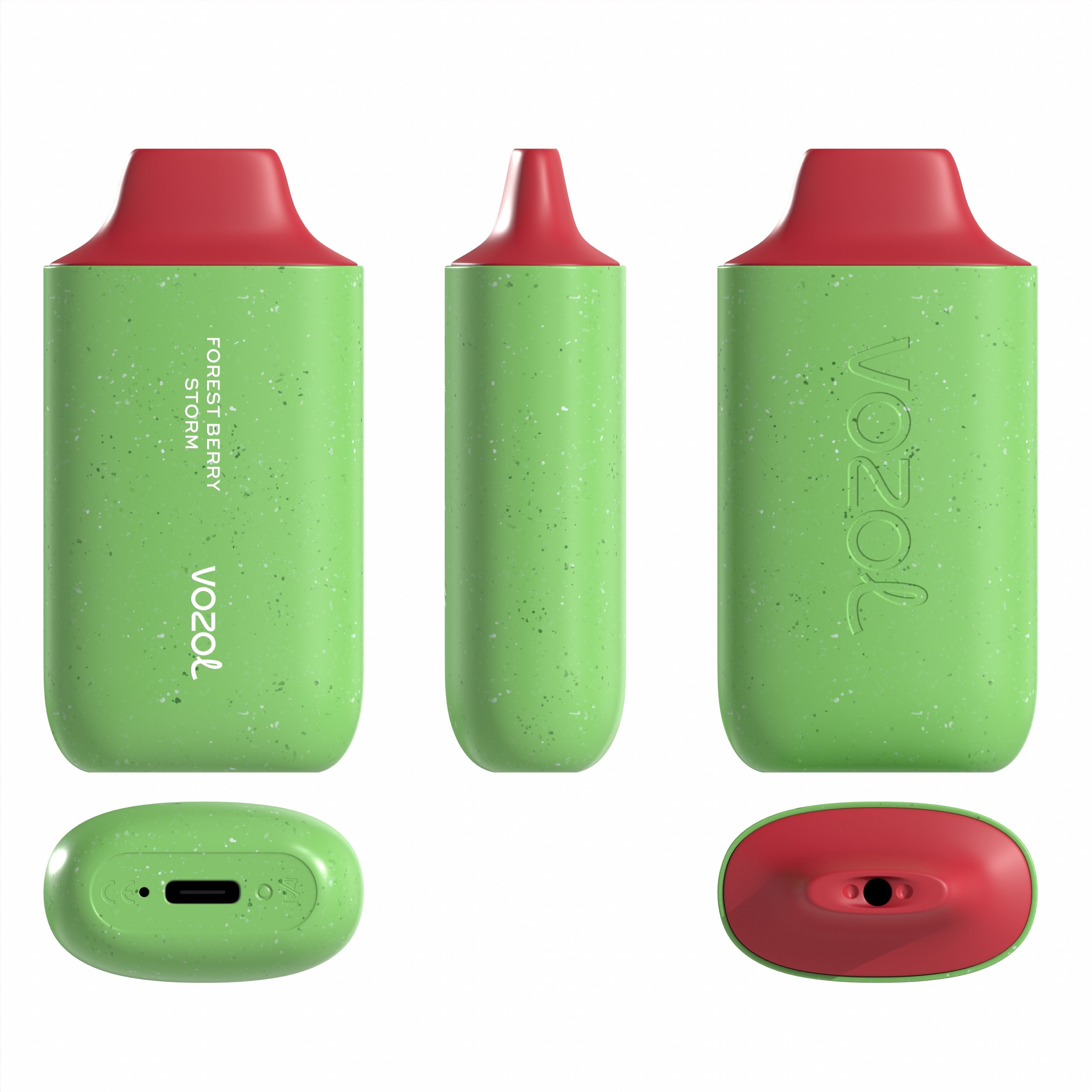 Vozol Star 6000 Forest Berry Storm Low-poly 3D model_3