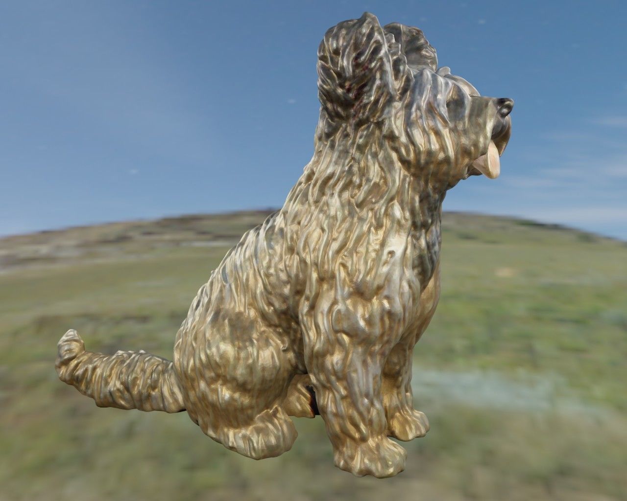 BRIARD BERGER DE BRIE 3D print model_1