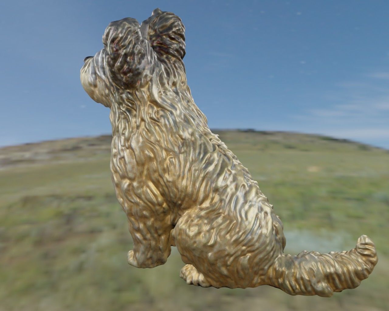 BRIARD BERGER DE BRIE 3D print model_2