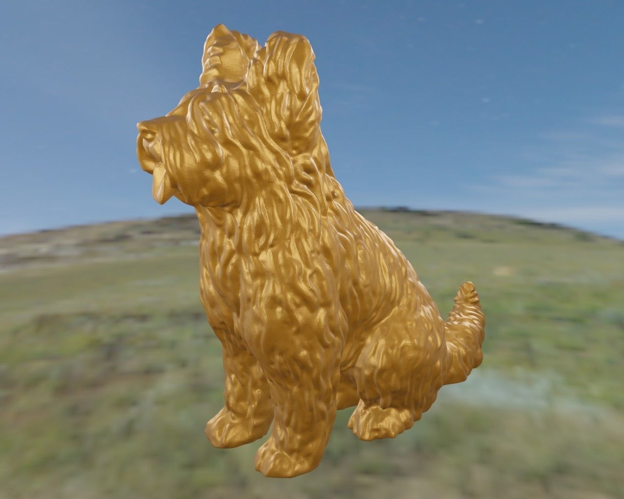 BRIARD BERGER DE BRIE 3D print model_6