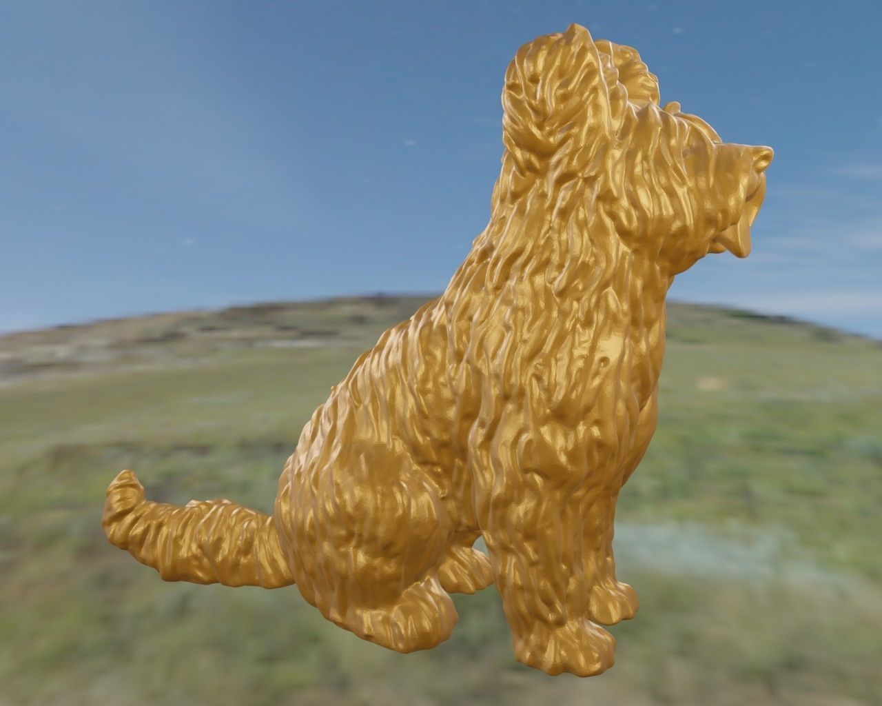 BRIARD BERGER DE BRIE 3D print model_4