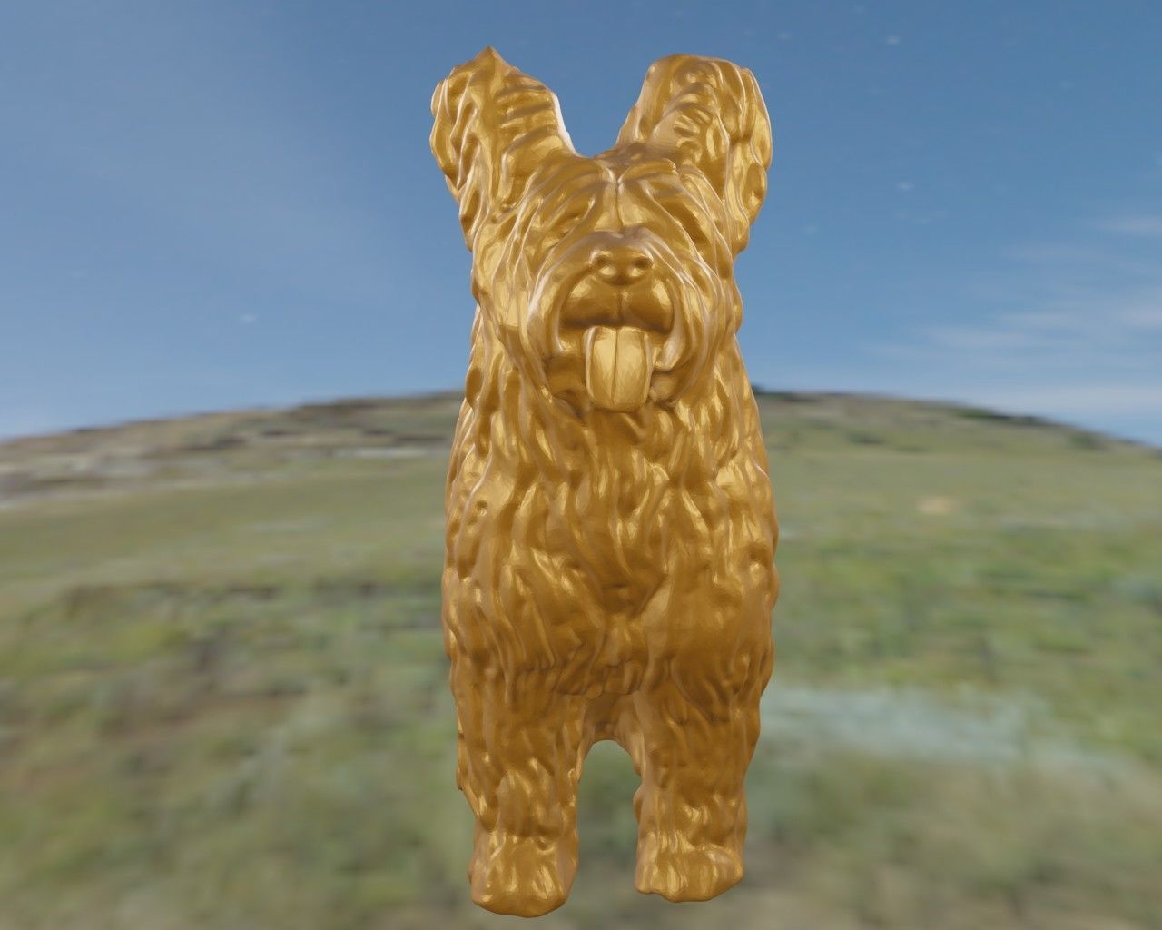BRIARD BERGER DE BRIE 3D print model_5