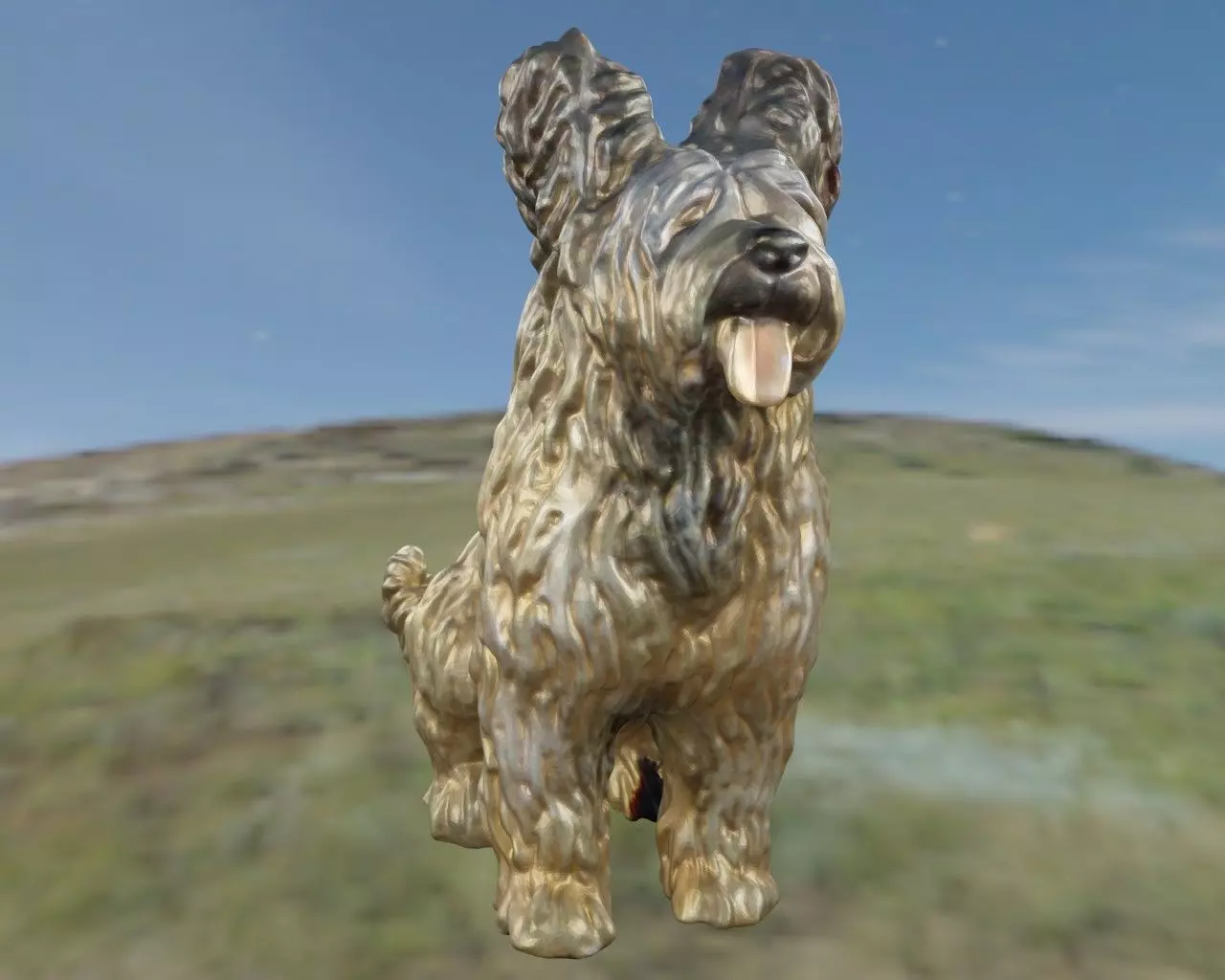 BRIARD BERGER DE BRIE 3D print model_0