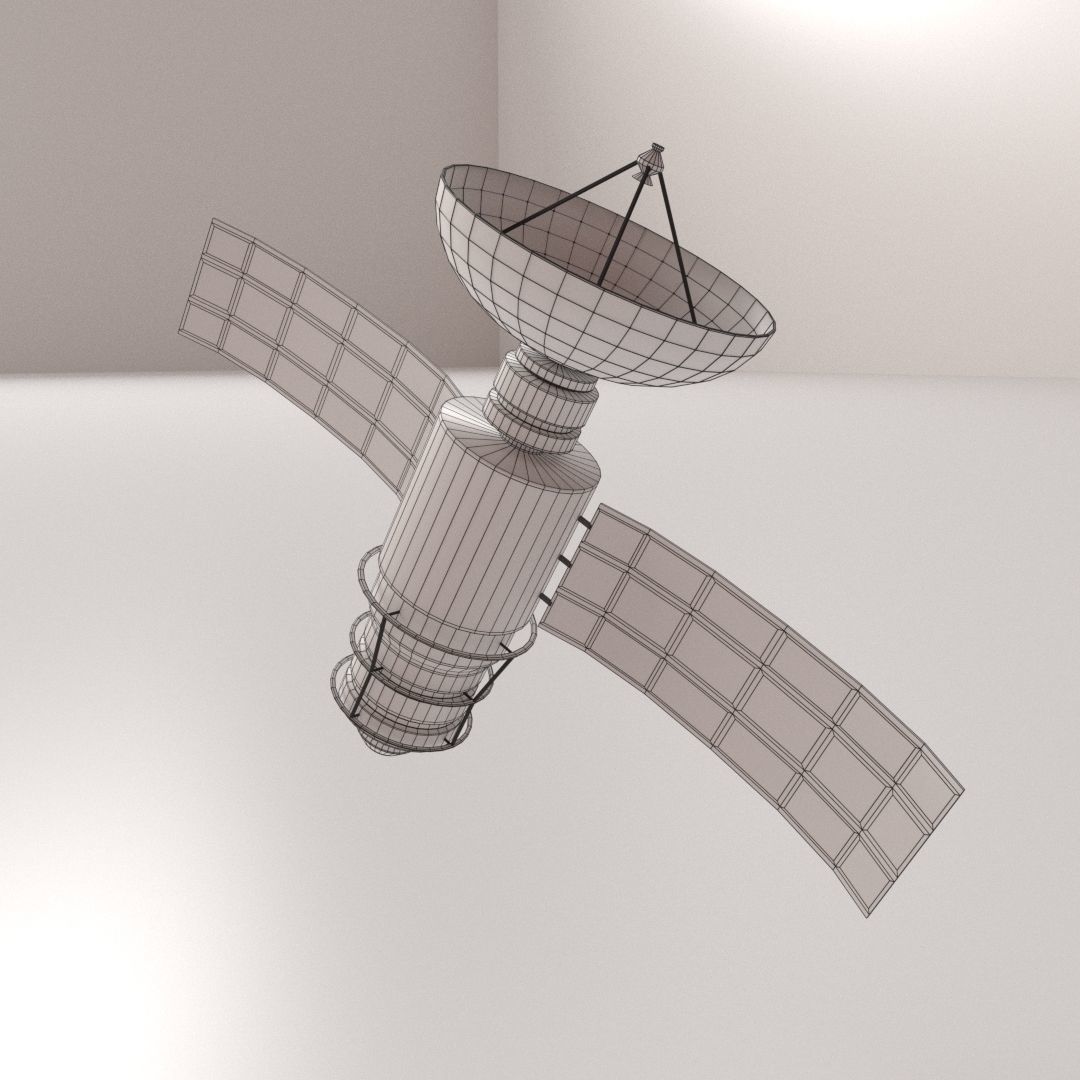 Satellite 3D model_4