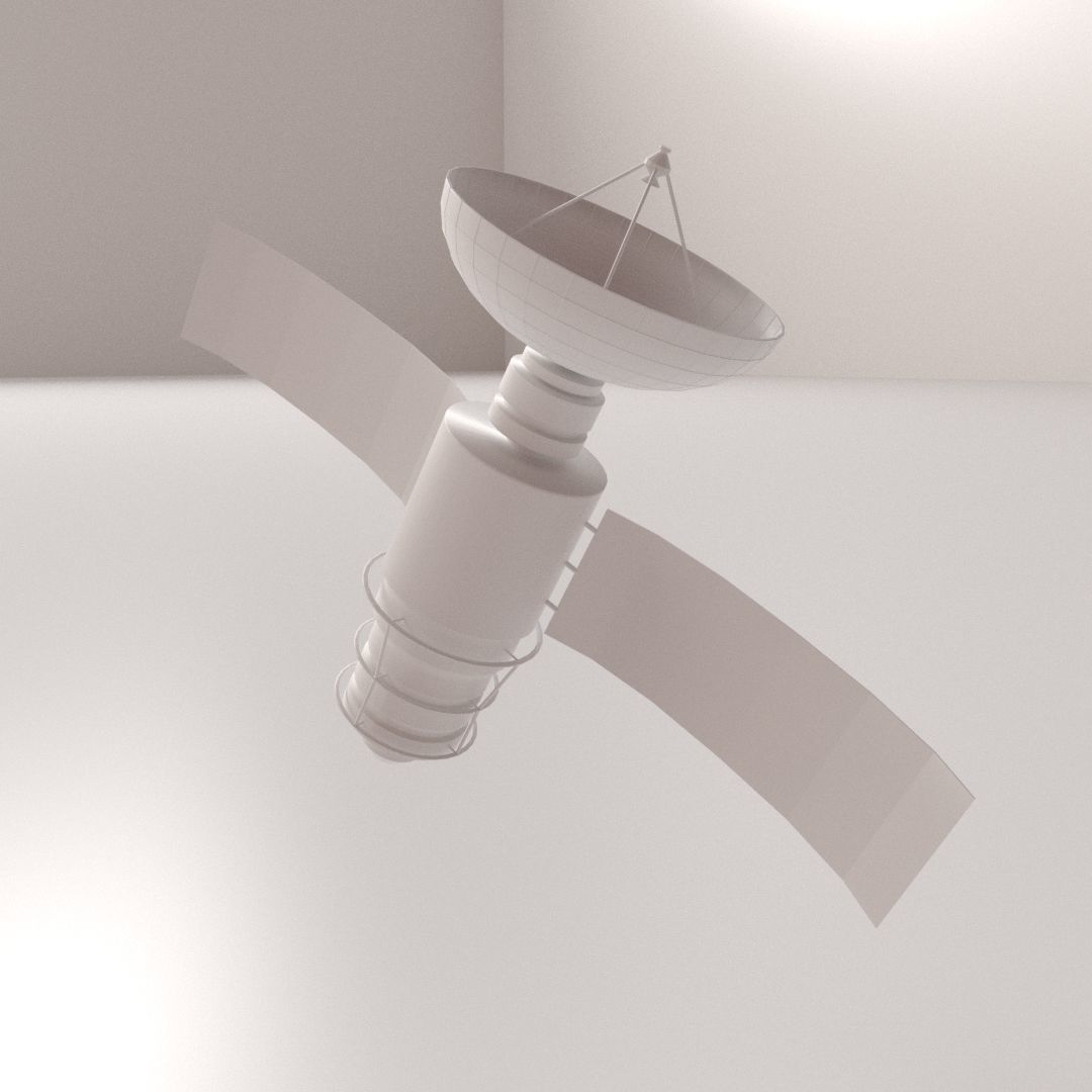 Satellite 3D model_3