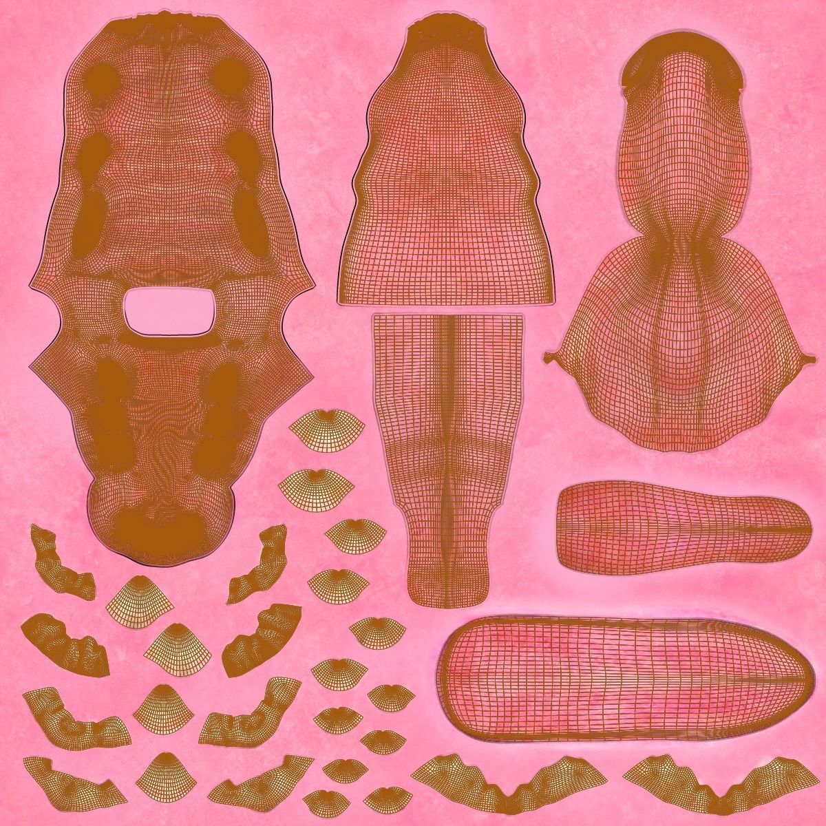 Lion Cub Animated VFX Grace 3D model_30