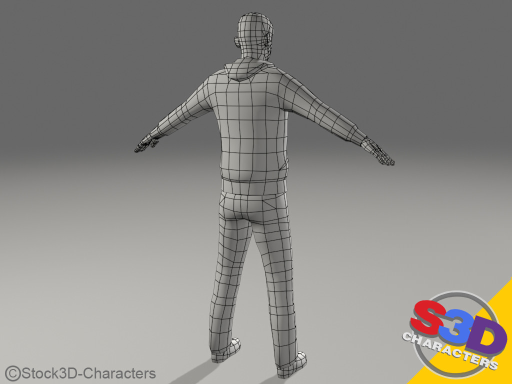 Michael-teen Animated Low-poly 3D model_21