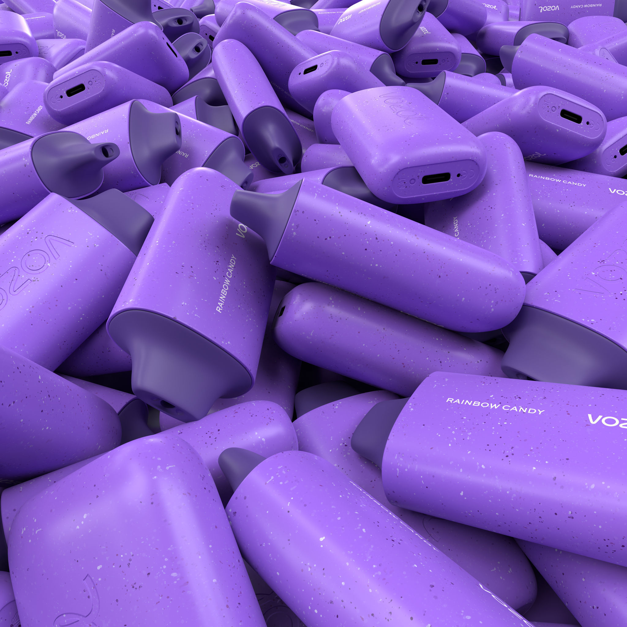 Vozol Star 6000 Rainbow Candy Low-poly 3D model_3