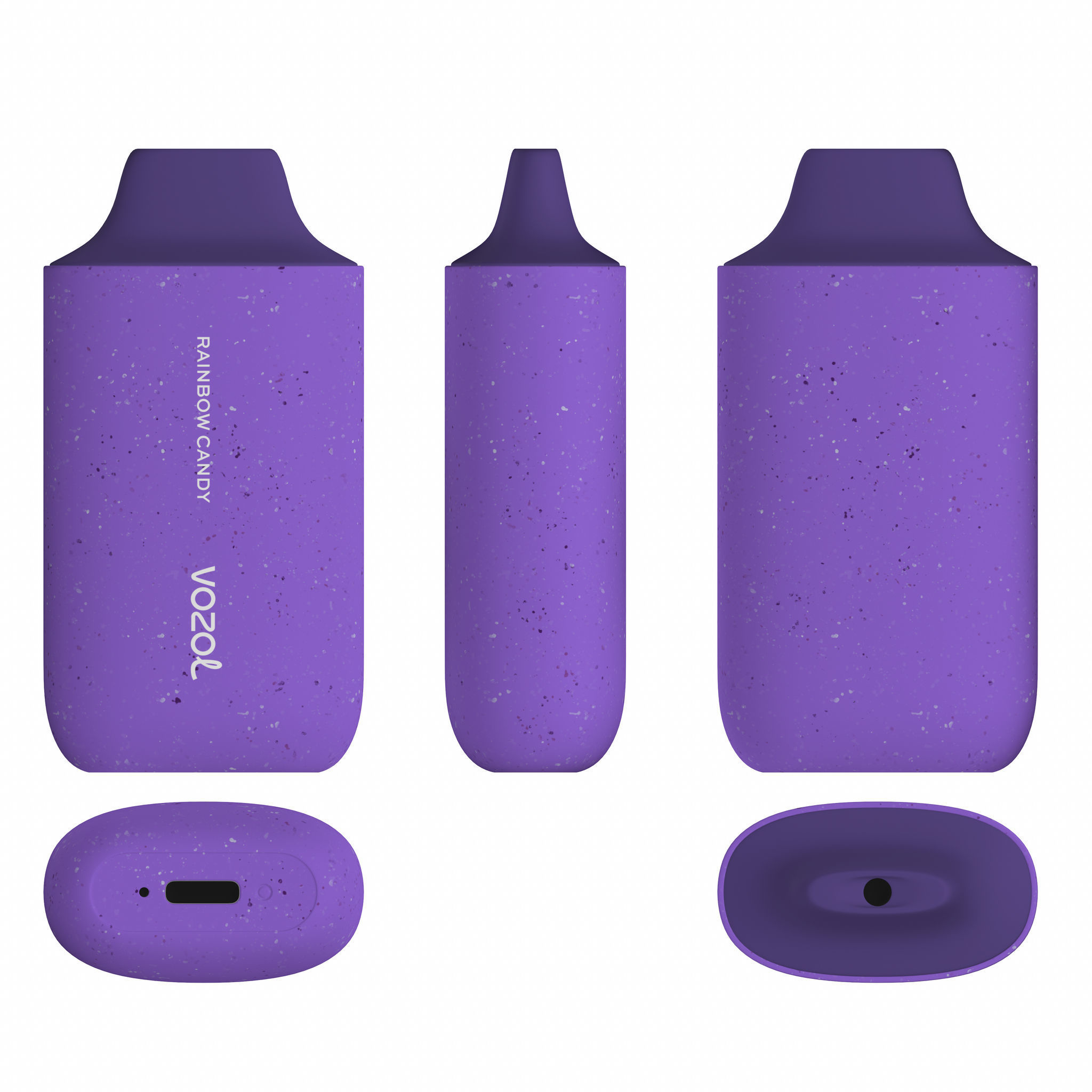 Vozol Star 6000 Rainbow Candy Low-poly 3D model_6