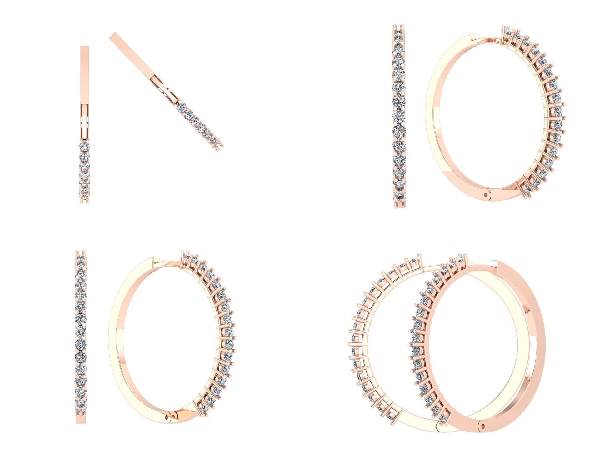 Earrings kt2 3D print model_5