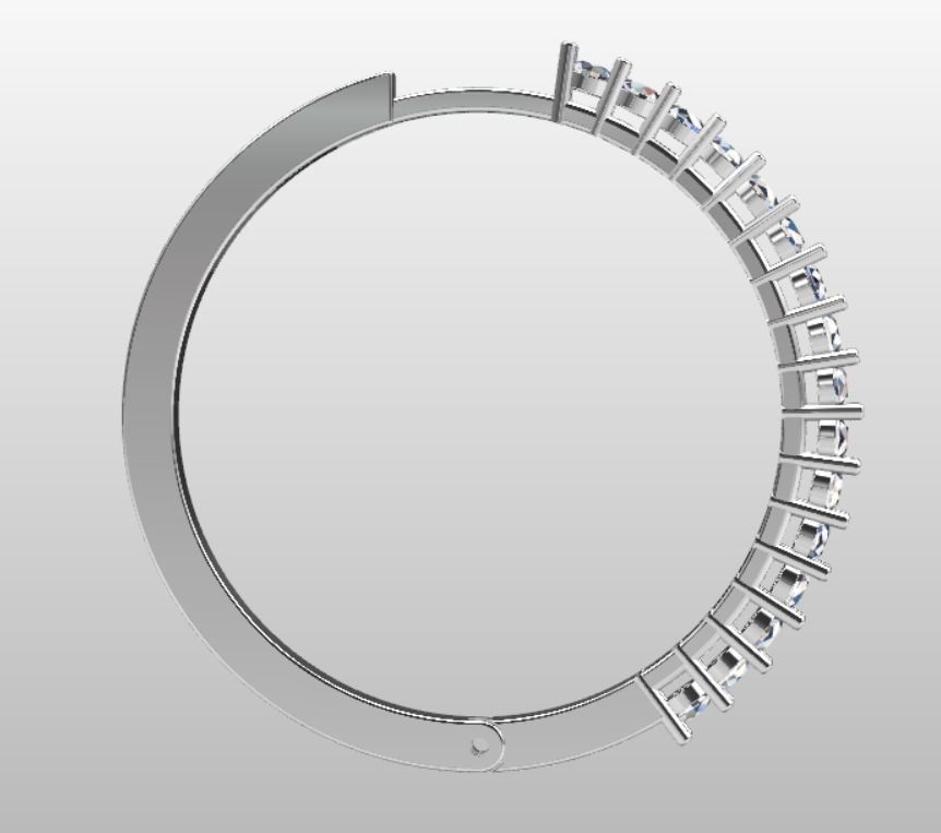 Earrings kt2 3D print model_13