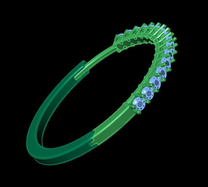 Earrings kt2 3D print model_10