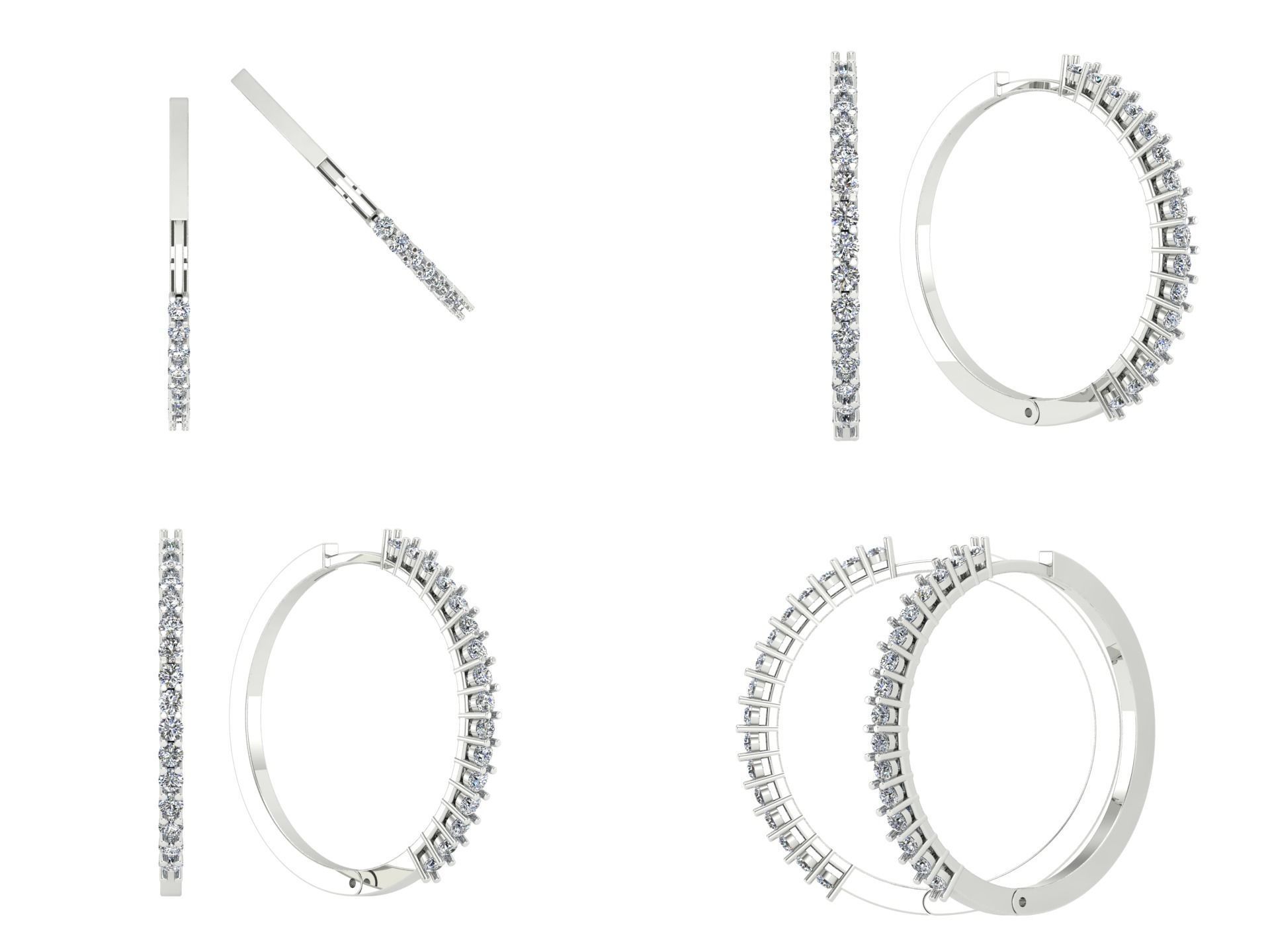 Earrings kt2 3D print model_4