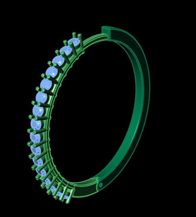 Earrings kt2 3D print model_9