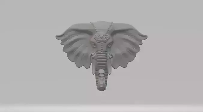 Elephant Head Pendant 