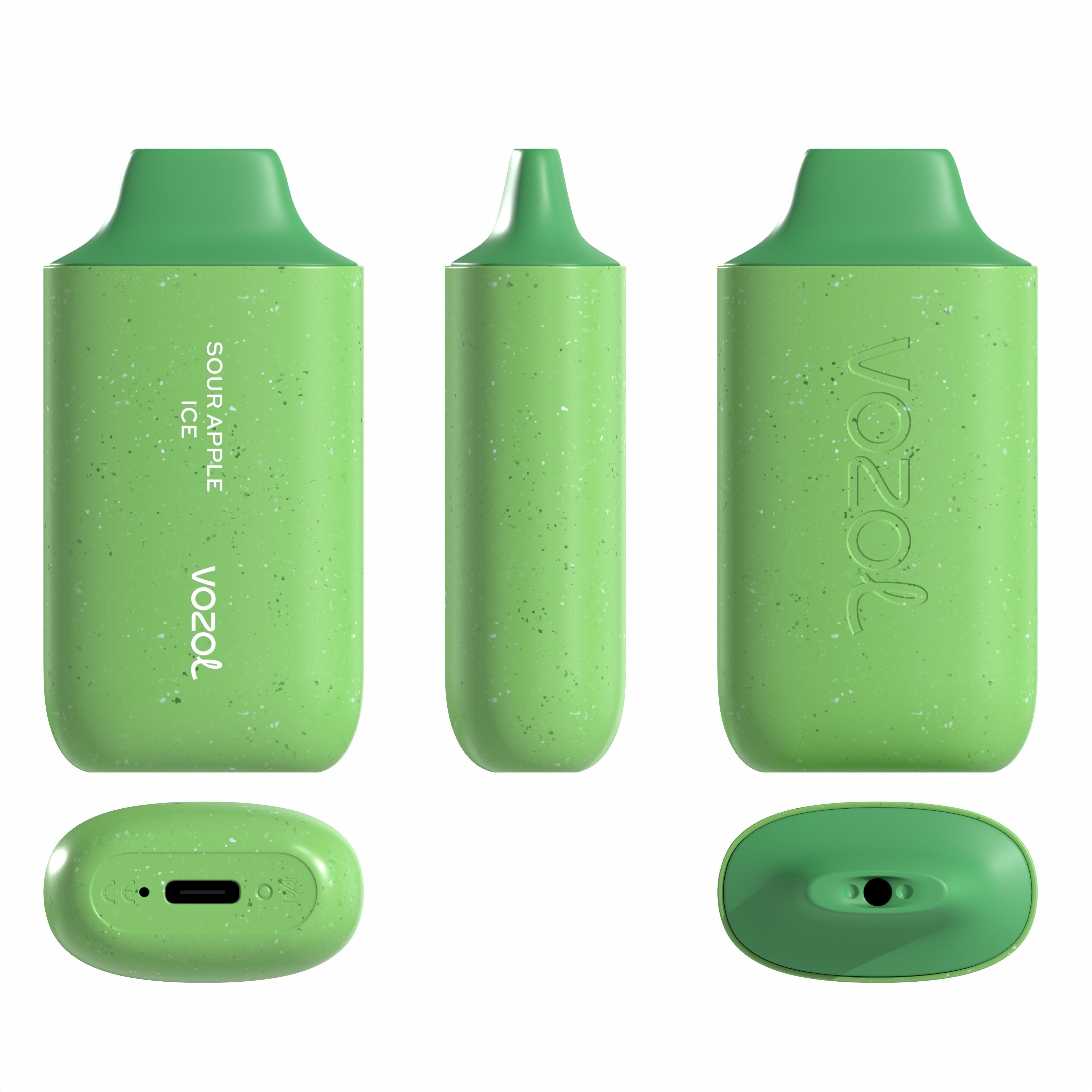 Vozol Star 6000 Sour Apple Ice Low-poly 3D model_4