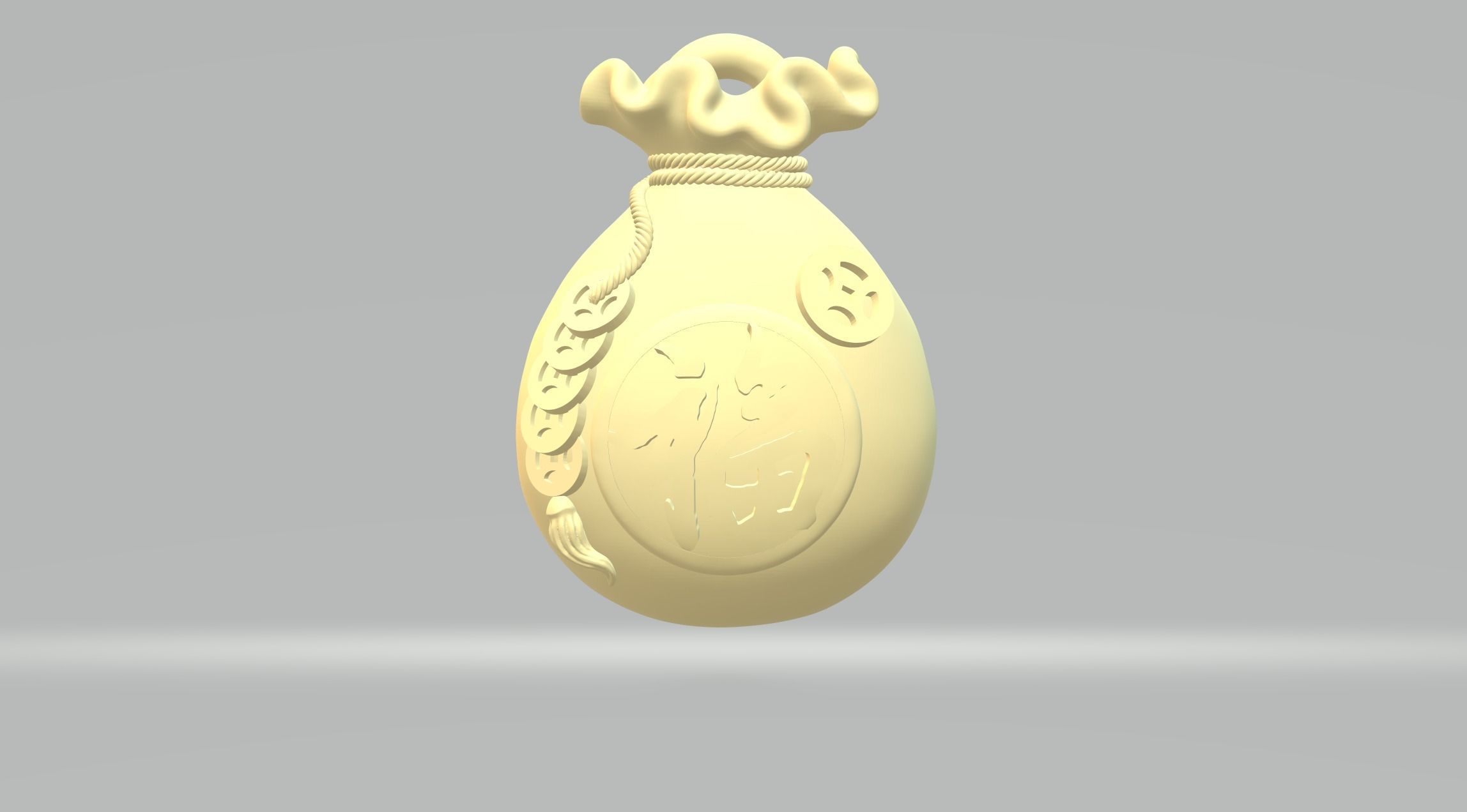Lucky Money Bag 3D print model