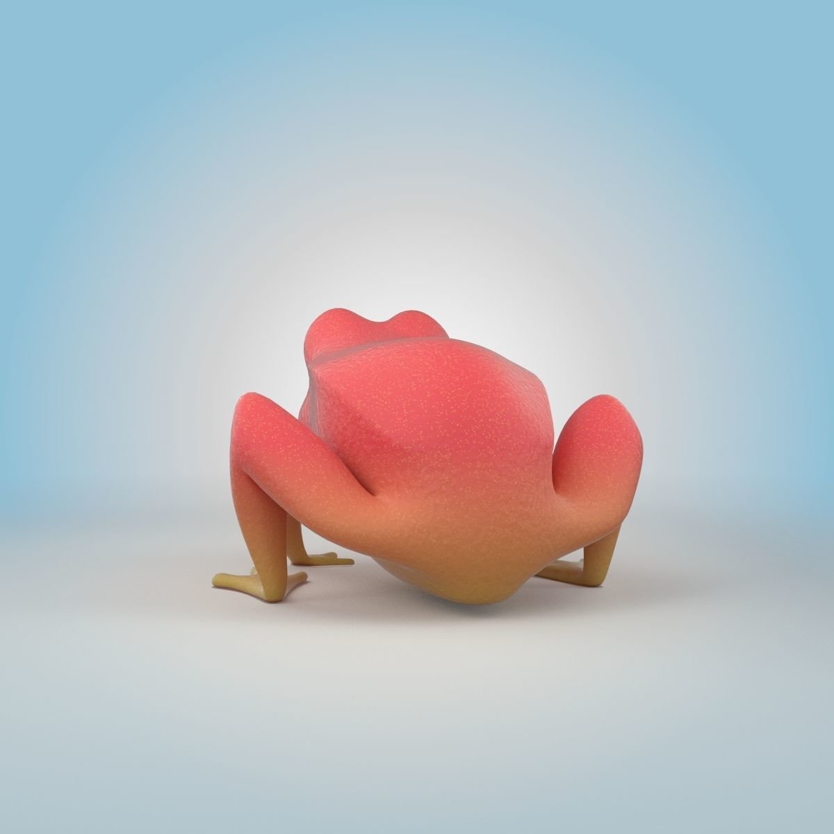 Tomato Frog 3D model_2