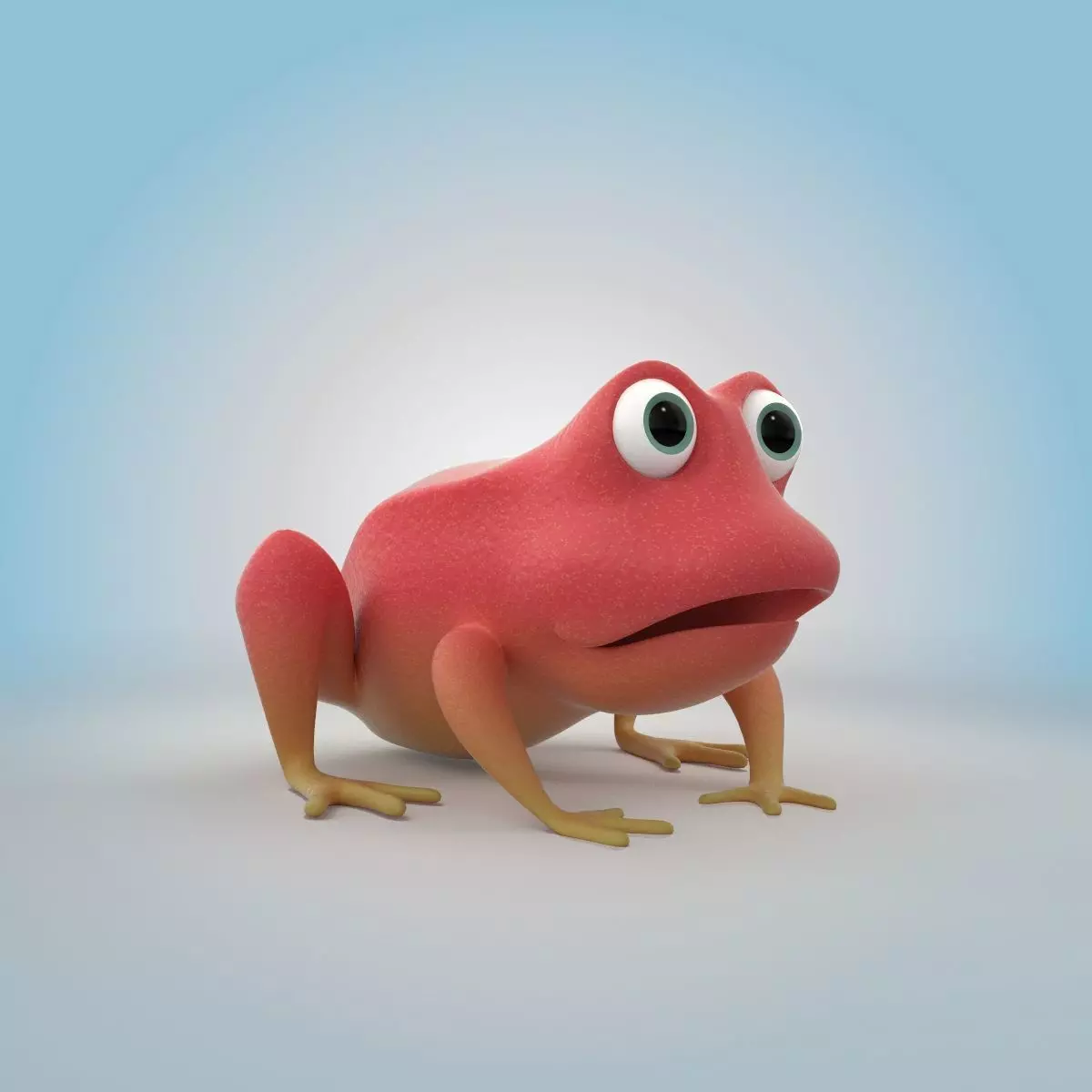 Tomato Frog 3D model_0