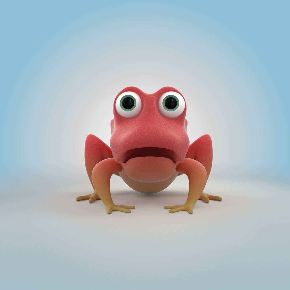 Tomato Frog 3D model_4