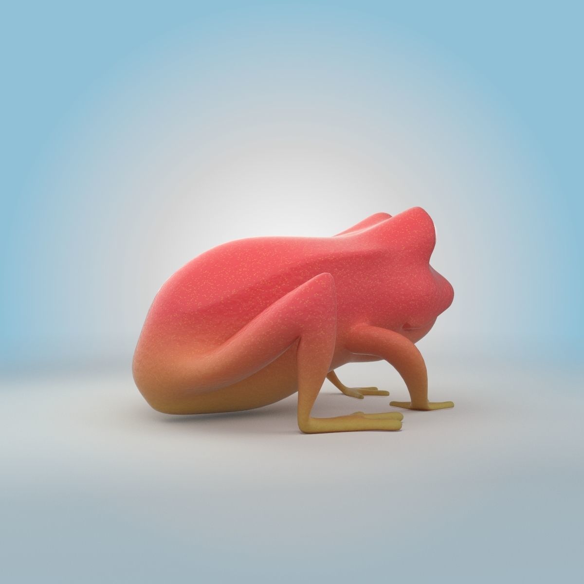 Tomato Frog 3D model_1