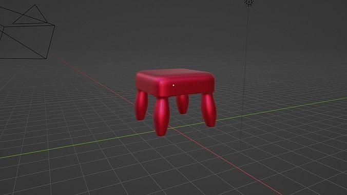 Bench stool Free 3D print model