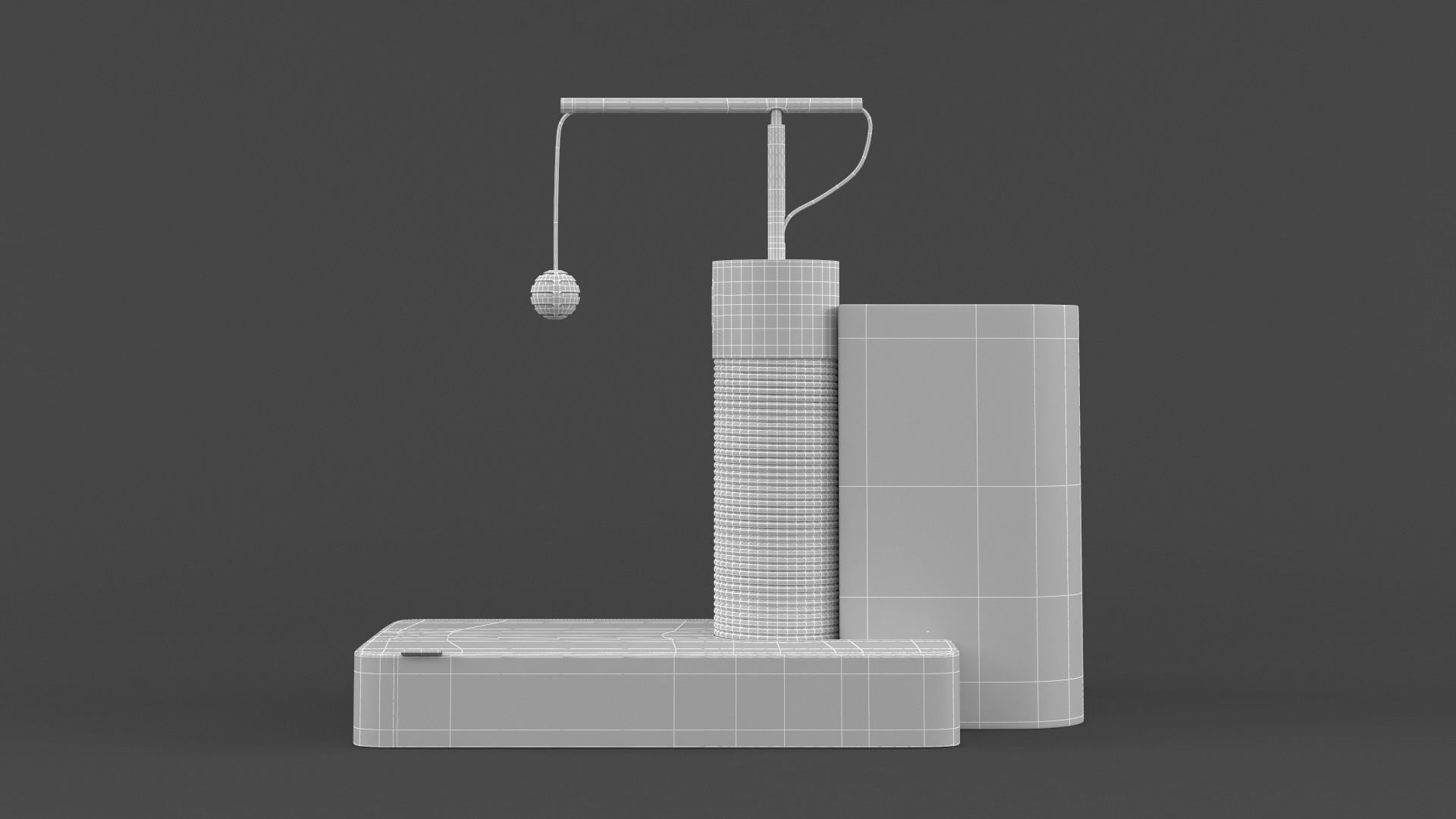 Cat House 3D model_6