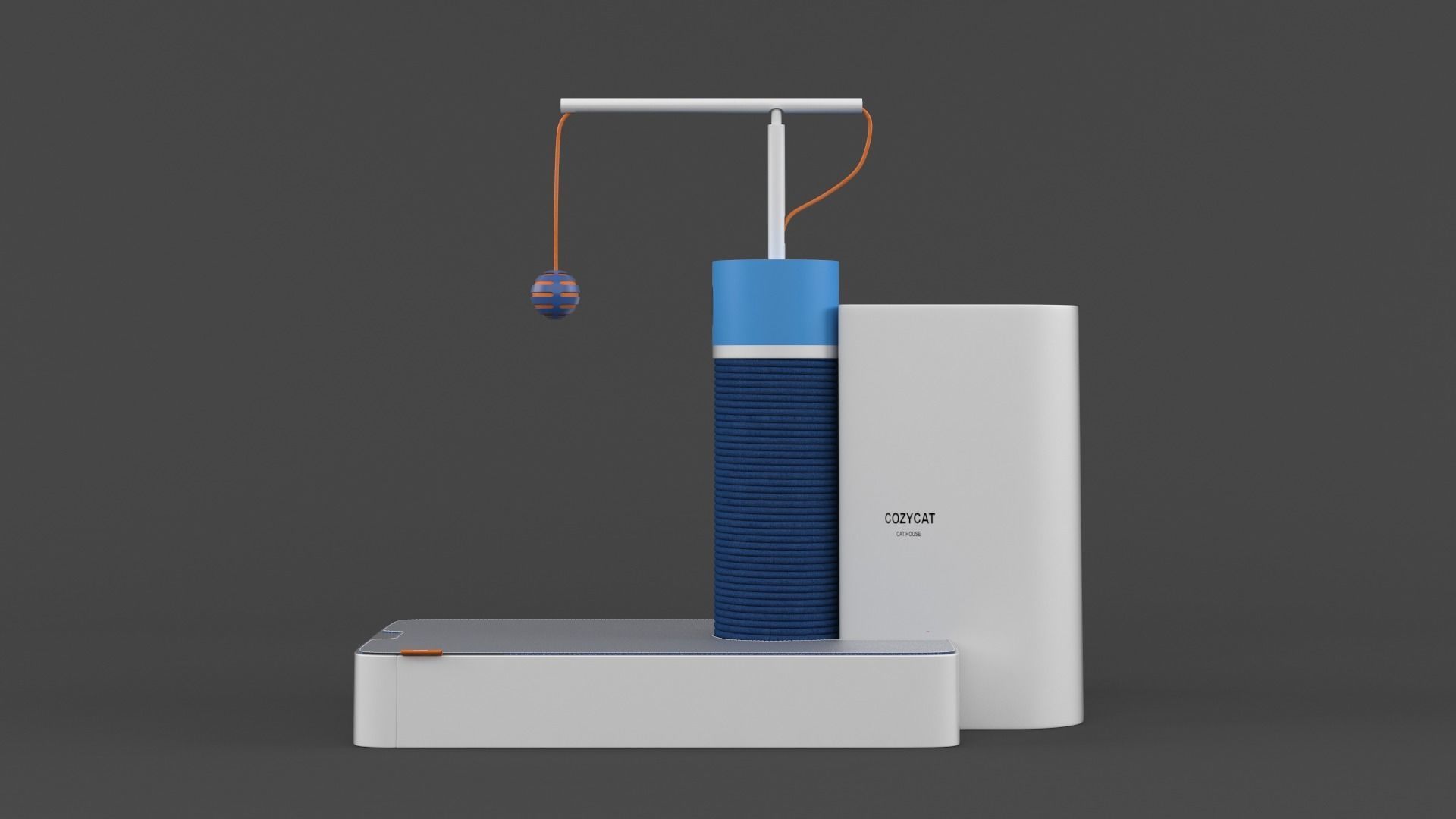 Cat House 3D model_1