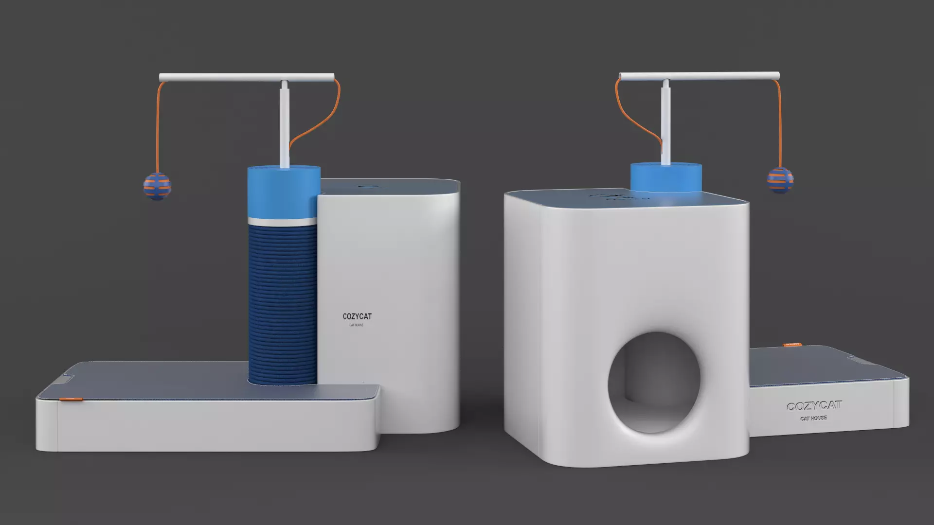 Cat House 3D model_0