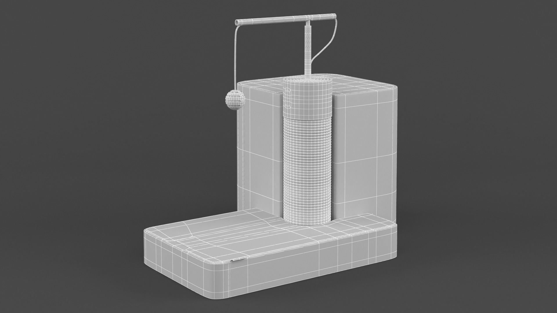 Cat House 3D model_7