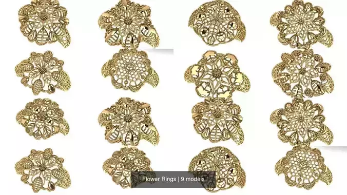 Flower Rings