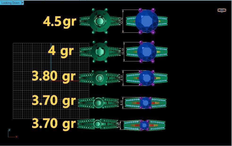 Ring 3D Print 3D print model 3D model 3D print model three ri... 3D print model_6