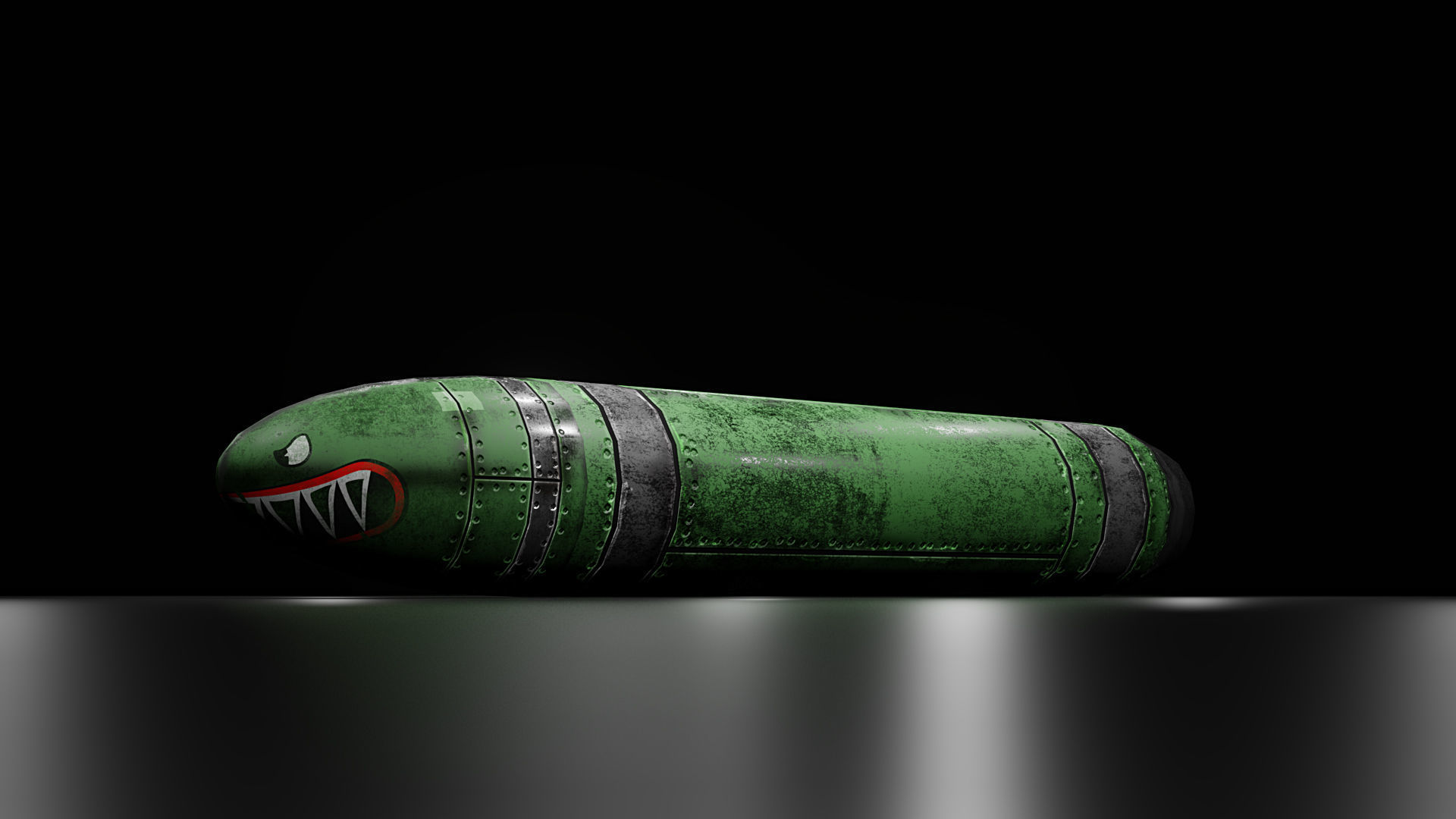 Game-Ready Spaceship - Low Poly Stylized Sci-Fi Low-poly 3D model_8