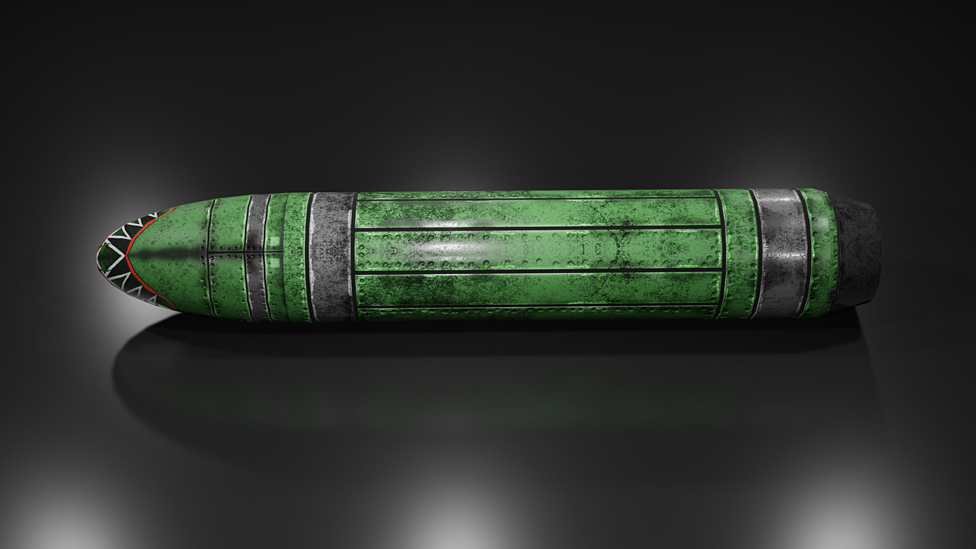 Game-Ready Spaceship - Low Poly Stylized Sci-Fi Low-poly 3D model_11