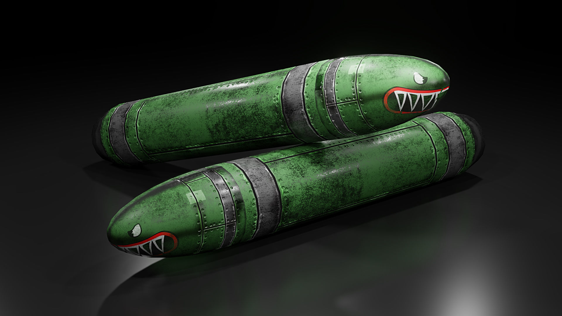 Game-Ready Spaceship - Low Poly Stylized Sci-Fi Low-poly 3D model_9