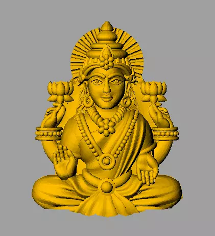 LAXMI MURTI FREE Free 3D print model_0