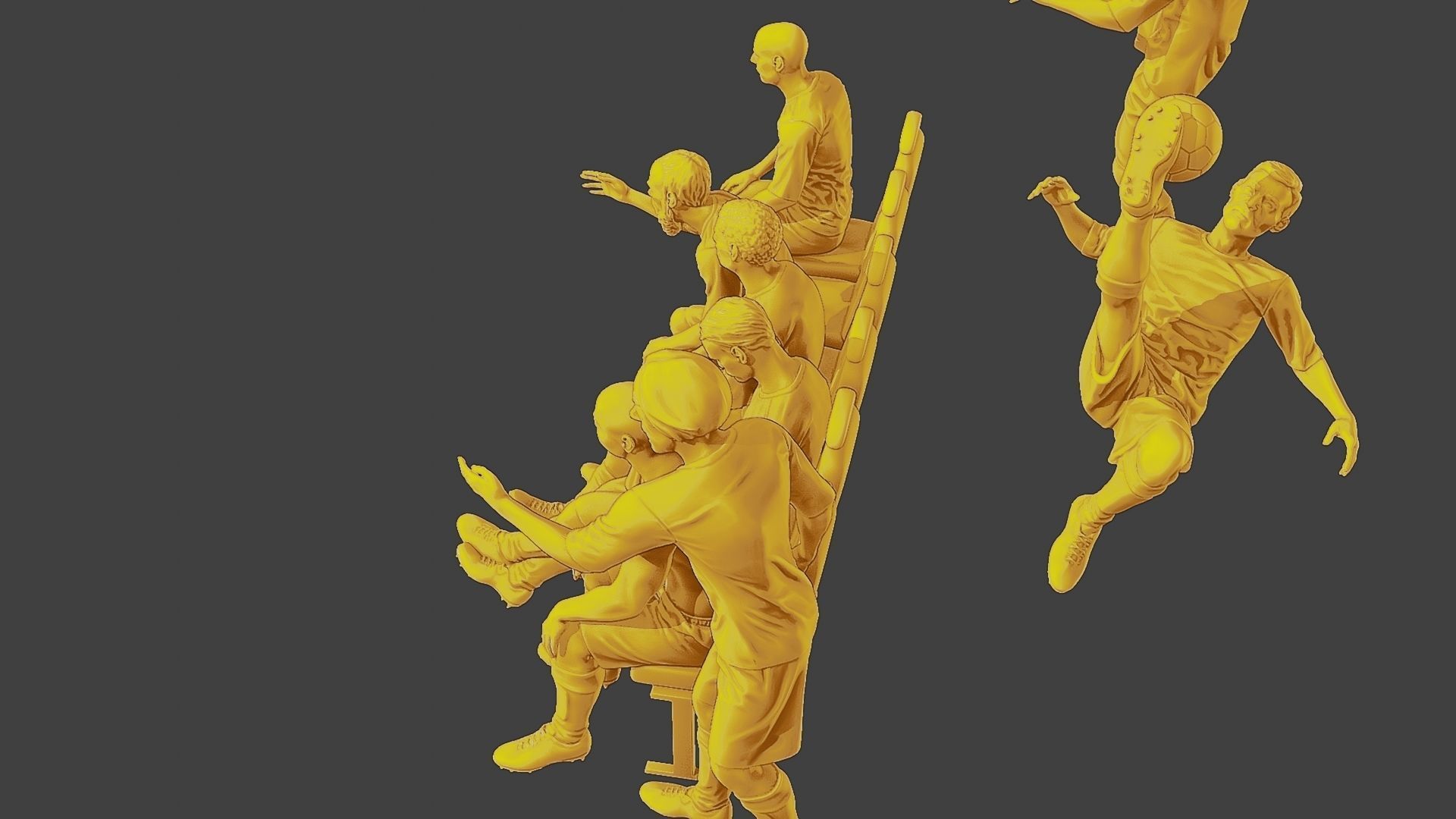 Soccer Players SP Pack 2 3D Model Collection_30