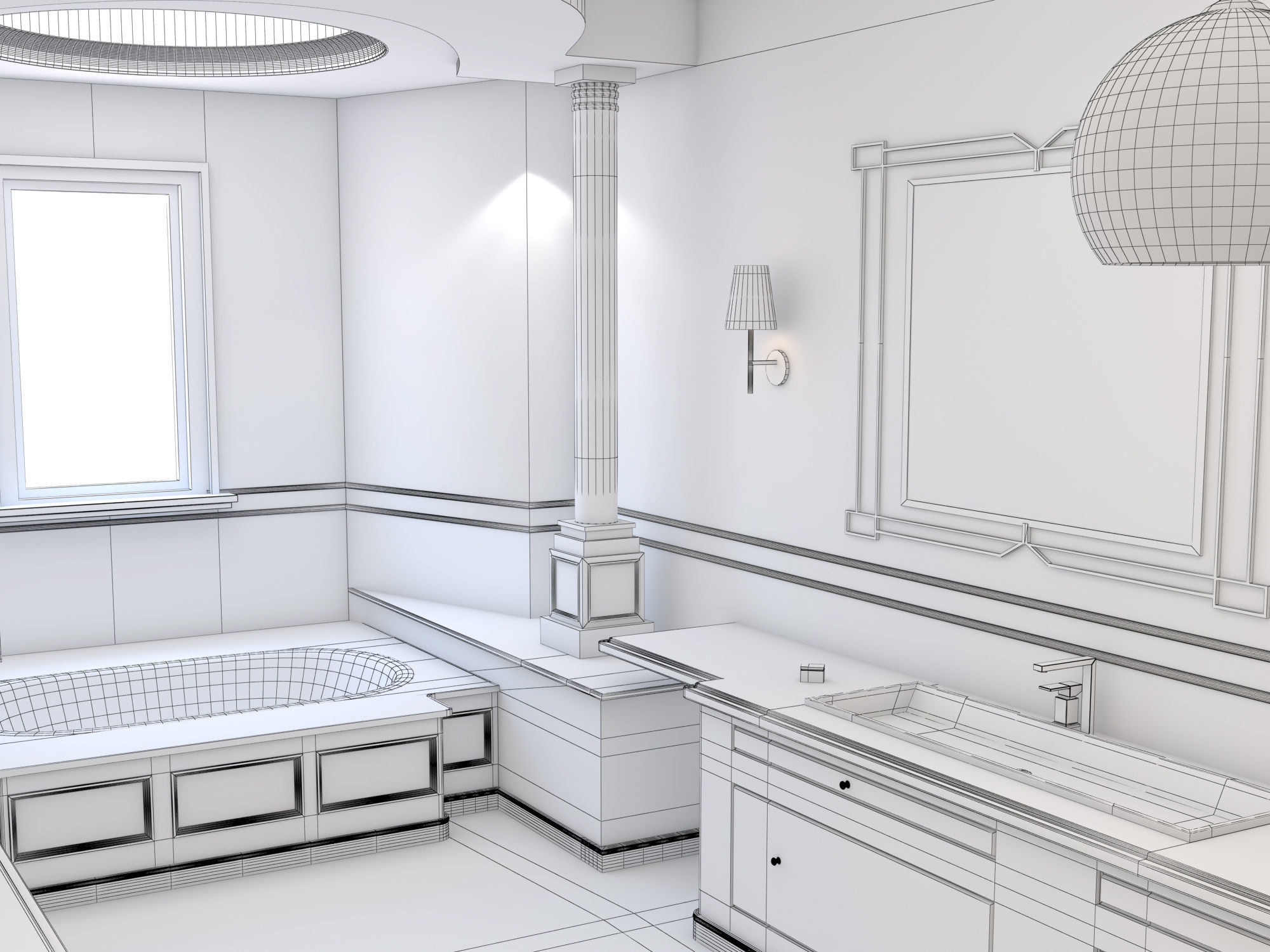 Bathroom 53 3D model_8