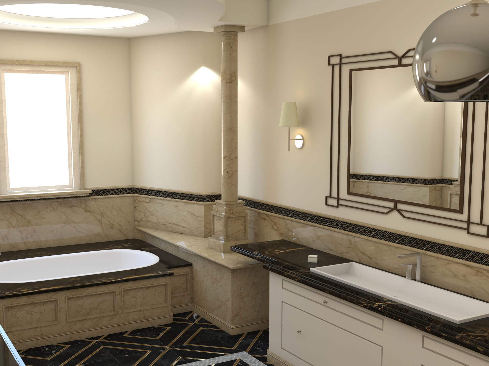 Bathroom 53 3D model_1