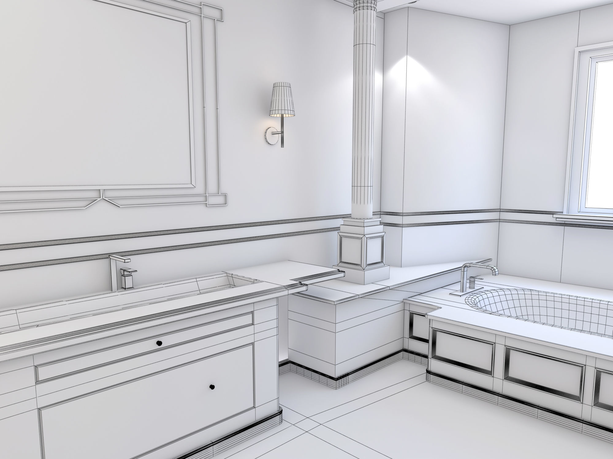 Bathroom 53 3D model_9