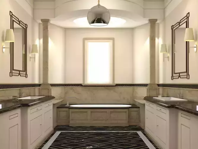 Bathroom 53 3D model