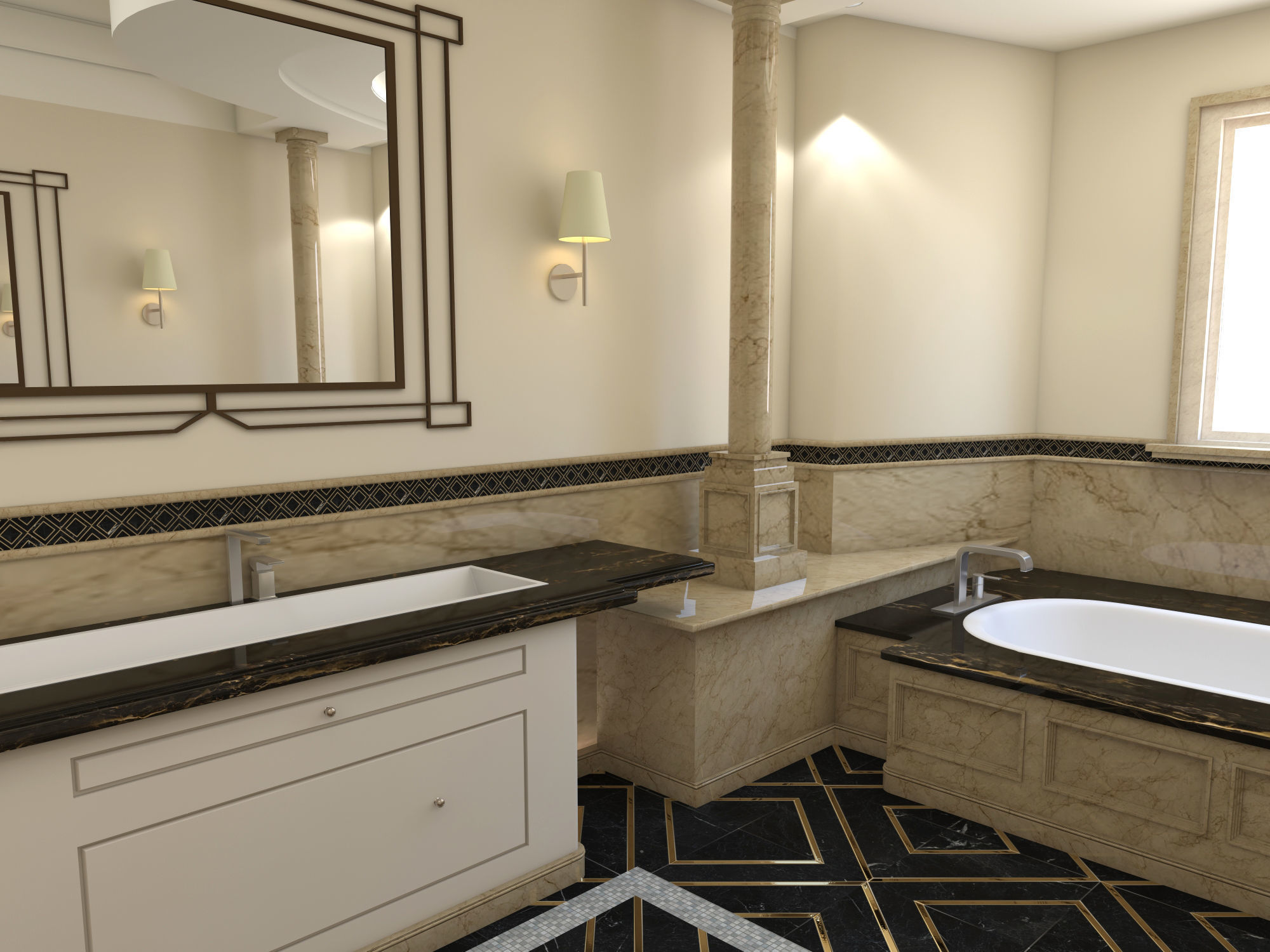 Bathroom 53 3D model_2